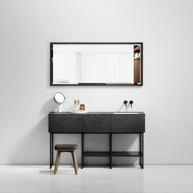 Audemar Black & Porcelain Vanity Unit 1600mm