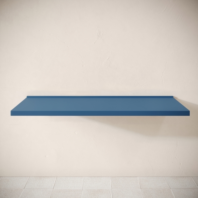 Bancone Azure Concrete Wall Mounted Countertop Shelf 1400 mm