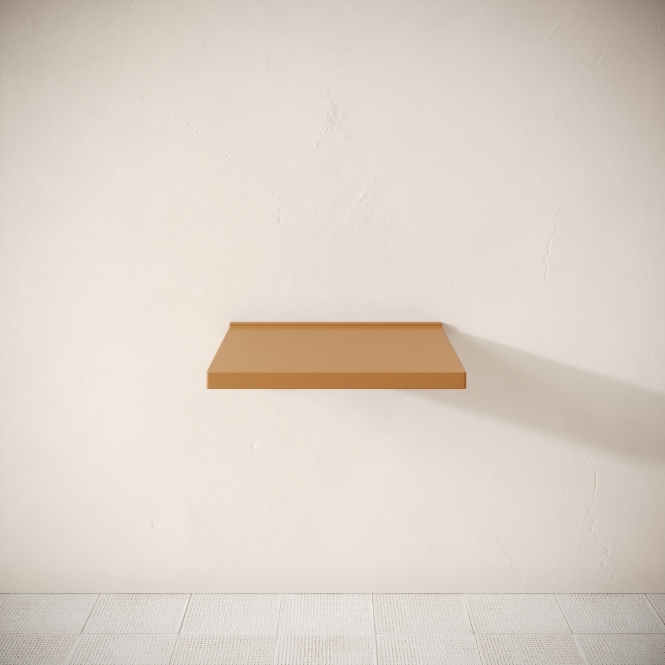 Bancone Sienna Concrete Wall Mounted Countertop Shelf 600 mm