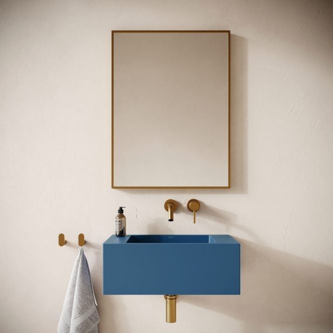 Blocco Azure Concrete Wall Hung Basin 600 mm