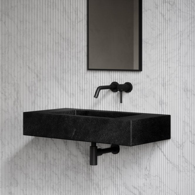 Capri Blue Limestone Marble Wall Hung Basin 800mm