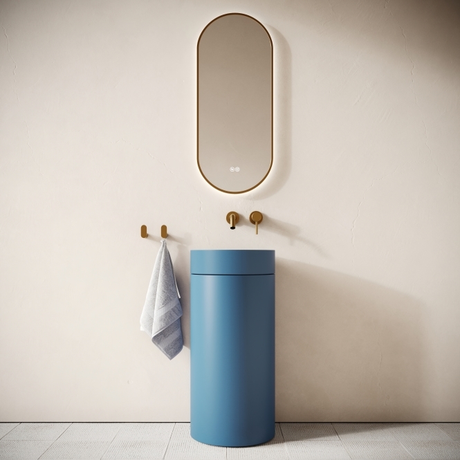 Colonna Azure Concrete Freestanding Basin 400 mm