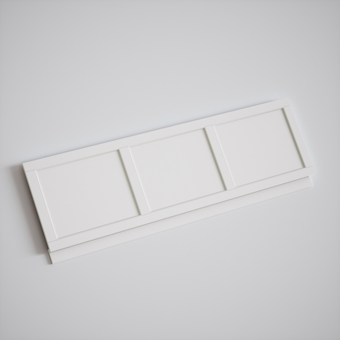 Connaught Matte Cream Wooden Adjustable Bath Front Panel 1700mm