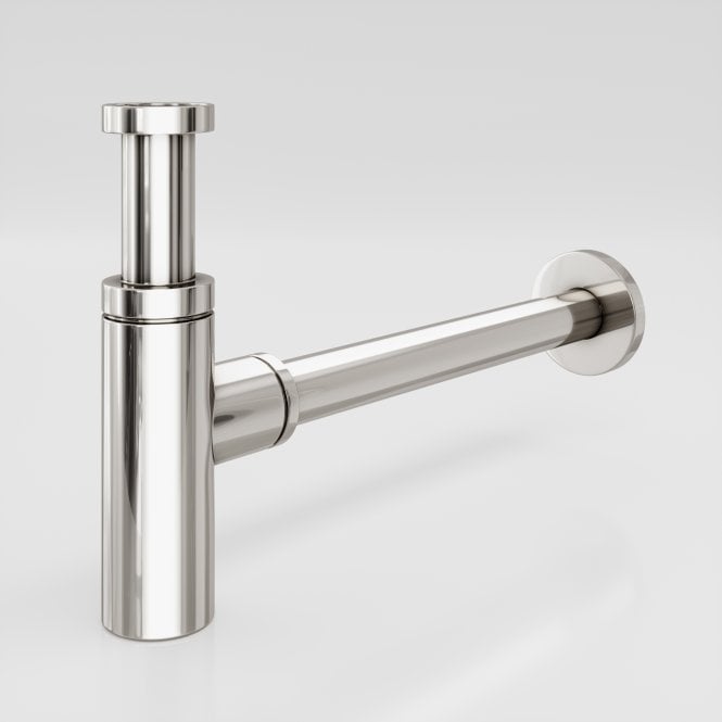 Eton Polished Nickel Round Bottle Trap