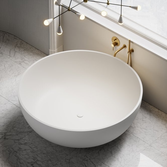 Notion Freestanding Round Stone Bath 1500mm