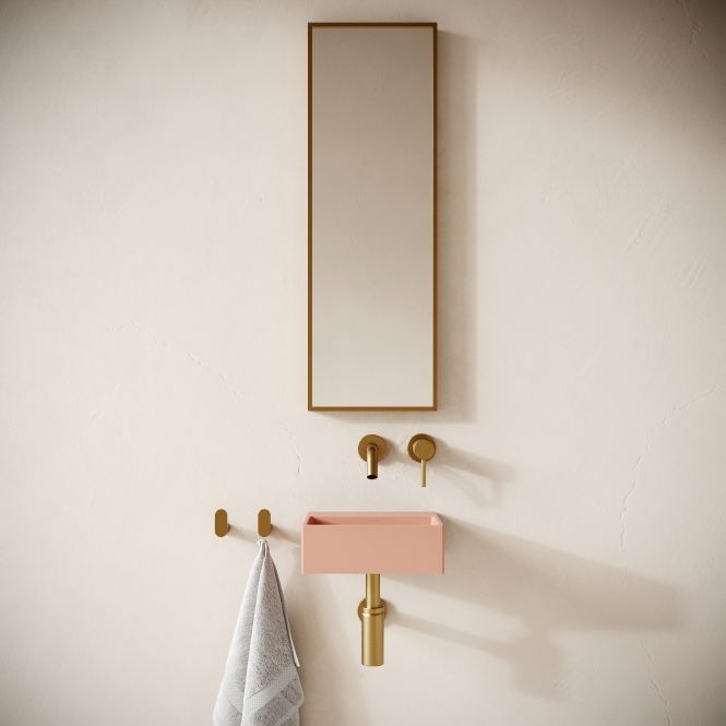 Vasel Blush Concrete Wall Hung Basin 300 mm